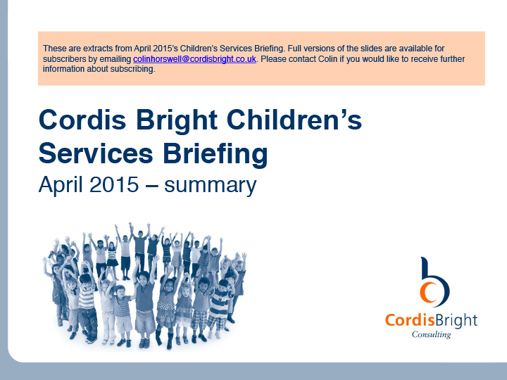 Children's Briefing: April 2015