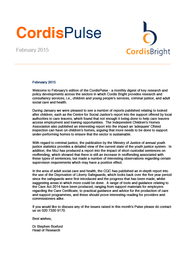 Cordis Pulse: February 2015
