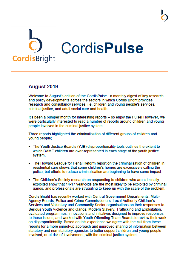 Cordis Pulse: August 2019