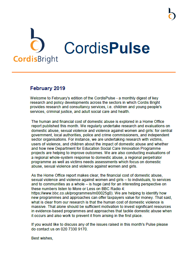 Cordis Pulse: February 2019