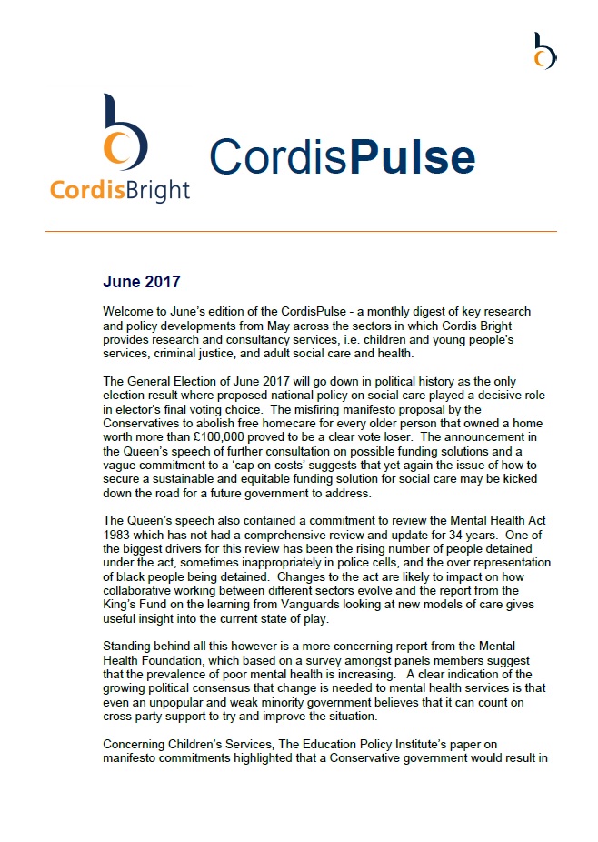 Cordis Pulse: June 2017