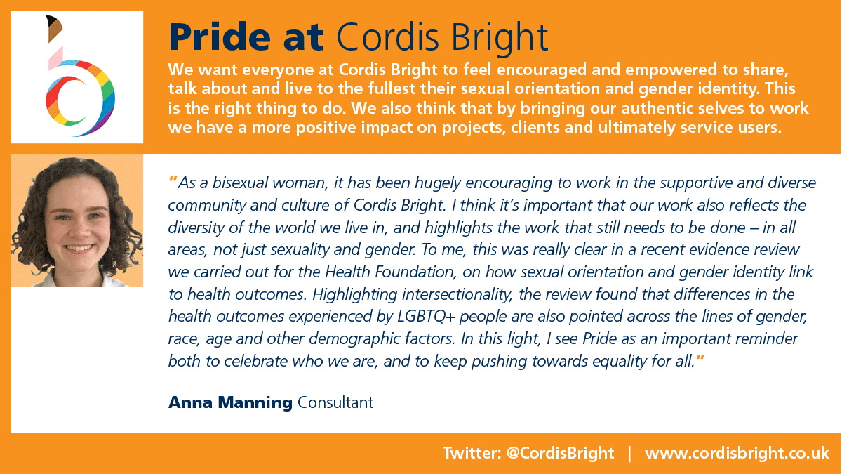 Pride at CB Vox Pop Anna