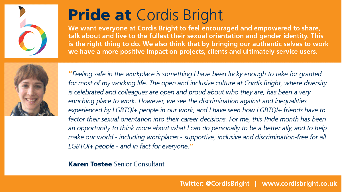 Pride at CB Vox Pop Karen