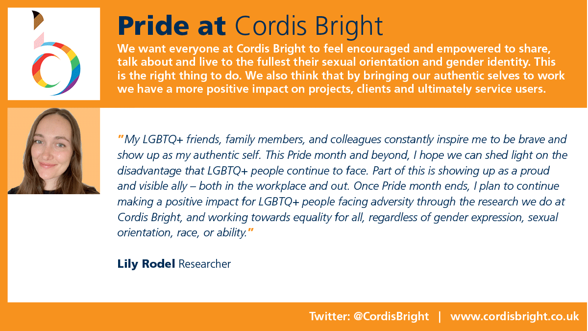 Pride at CB Vox Pop Lily