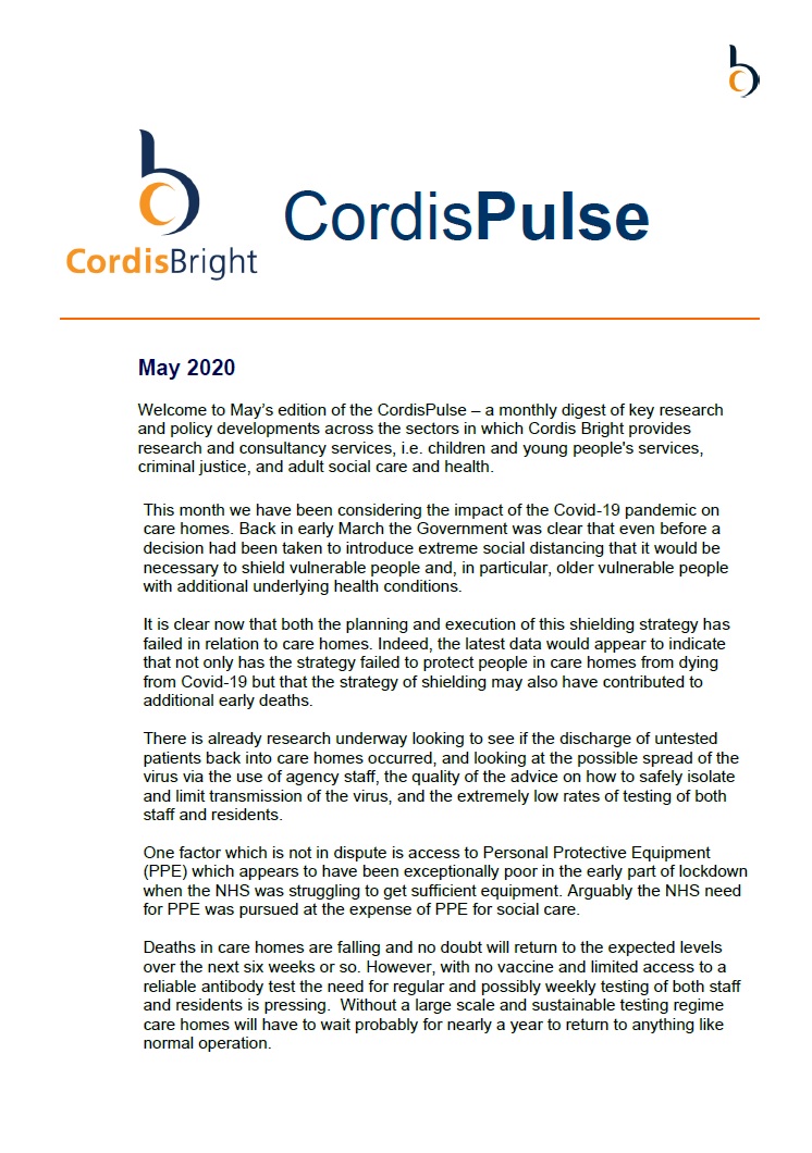Cordis Pulse: May 2020