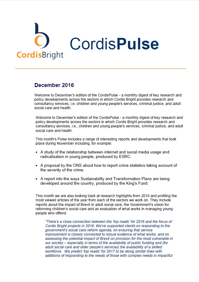 Cordis Pulse: December 2016