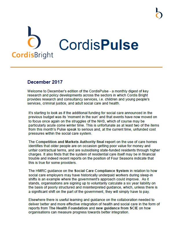 Cordis Pulse: December 2017