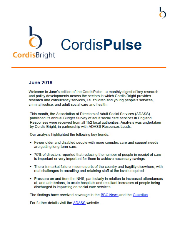 Cordis Pulse: June 2018