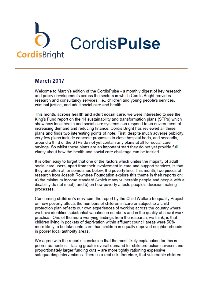 Cordis Pulse: March 2017