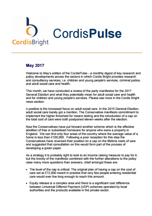 Cordis Pulse: May 2017