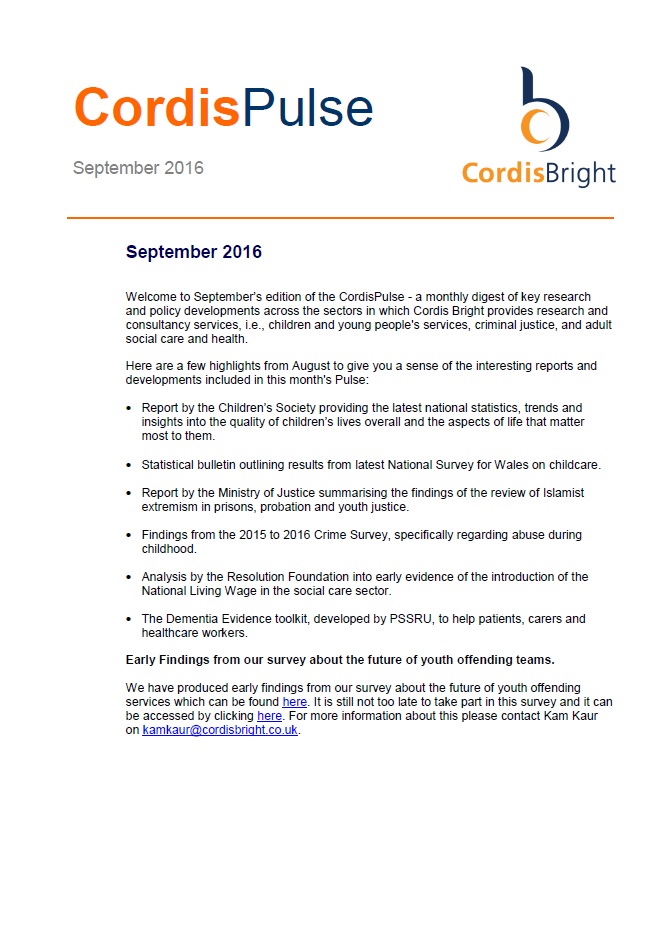 Cordis Pulse: September 2016