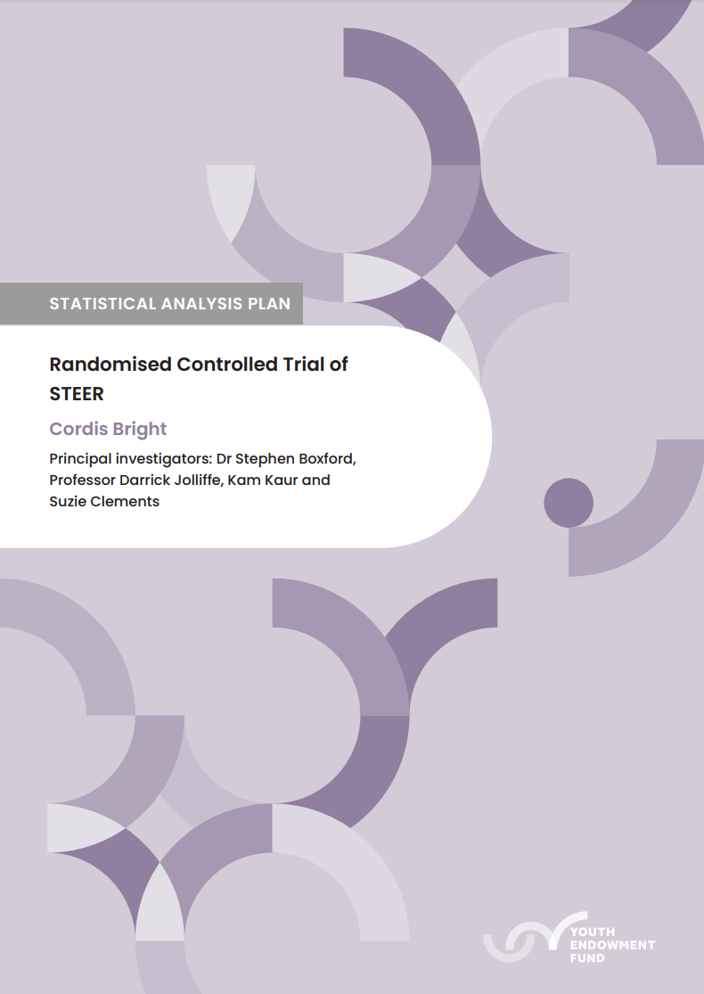Statistical analysis plan for STEER