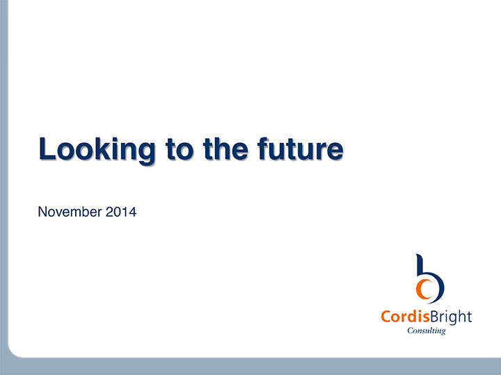 Presentation to Housing and Support Alliance 2014 annual conference